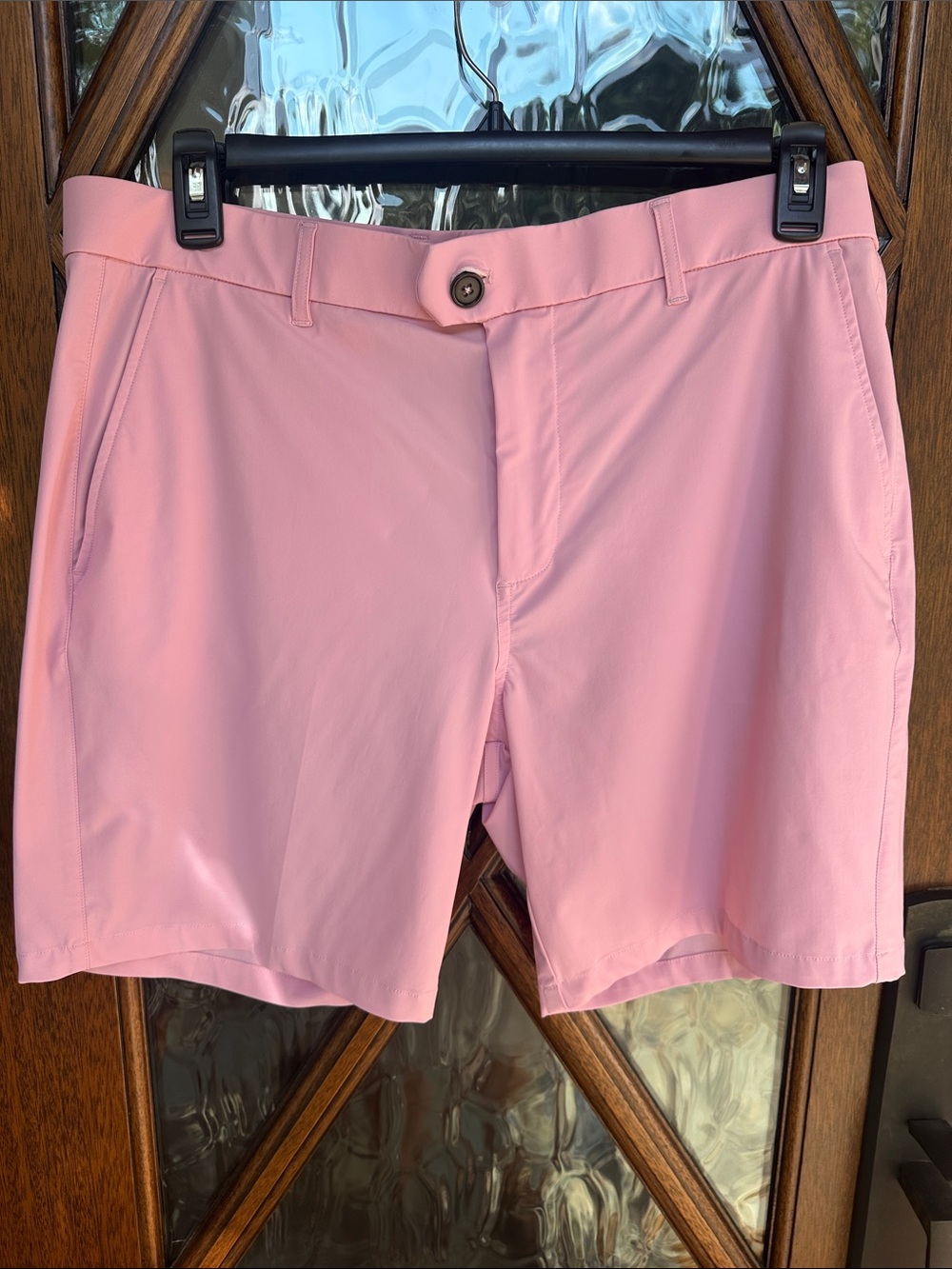Greyson mend Pink Stretch Golf Shorts